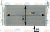 BEHR HELLA SERVICE 8FC 351 302-331 Condenser, air conditioning